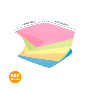 Notas adhesivas personalizadas EAGLE 86,3x86,3mm 5x120 hojas Notas autoadhesivas Easy Post Bloc de notas - Product Image 4