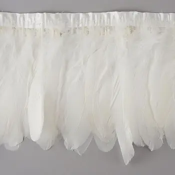 Asas de anjo de 10-15cm natural cabra guarnição, renda com fita, solto, nagoiro, penas, tecido de franja para fantasia