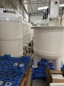 1000L PP Anti-Corrosive Mixing Tank Liquid Chemical Plastic <strong>Mixer</strong> Polypropylene Bleach Making Mixing Machine - Product Image 3