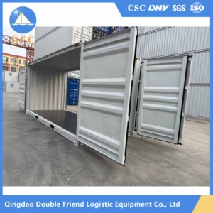 Factory Wholesale High <strong>Loading</strong> Capacity Heavy Duty Steel Structure 20ft Double Side Open Cargo Shipping <strong>Container</strong> - Product Image 4