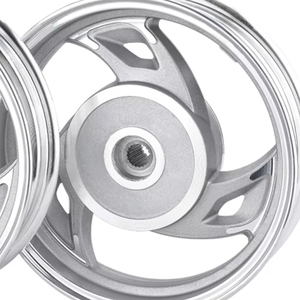 Bokun 10-inch <span class=keywords><strong>RUBY</strong></span> phiên bản màu Đỏ 3-nói phía trước đĩa phía sau trống Hợp kim nhôm rèn bánh xe trung tâm - Product Image 2