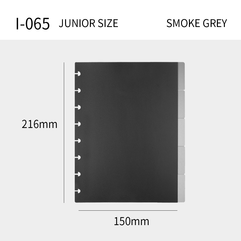 Junior Size Plastic, Smoky Grey, 1-5