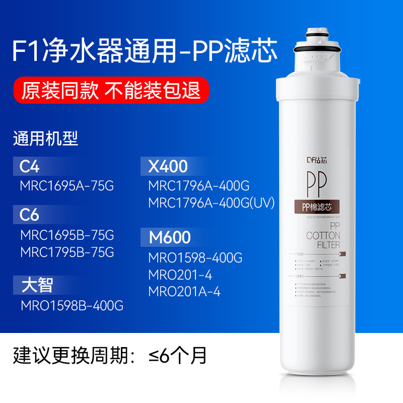 Single-use PP cotton filter cartridge