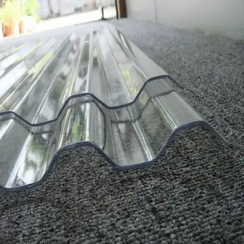 Feuille de toiture ondulée en Polycarbonate, profil Pc en plastique Transparent personnalisé, vente en gros, usine chinoise