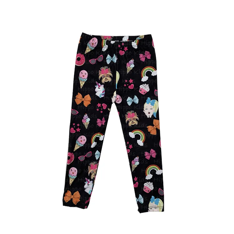 Chine dernière mode automne numérique imprimé motif petite fille pantalon printemps/hiver enfants Cool Leggings