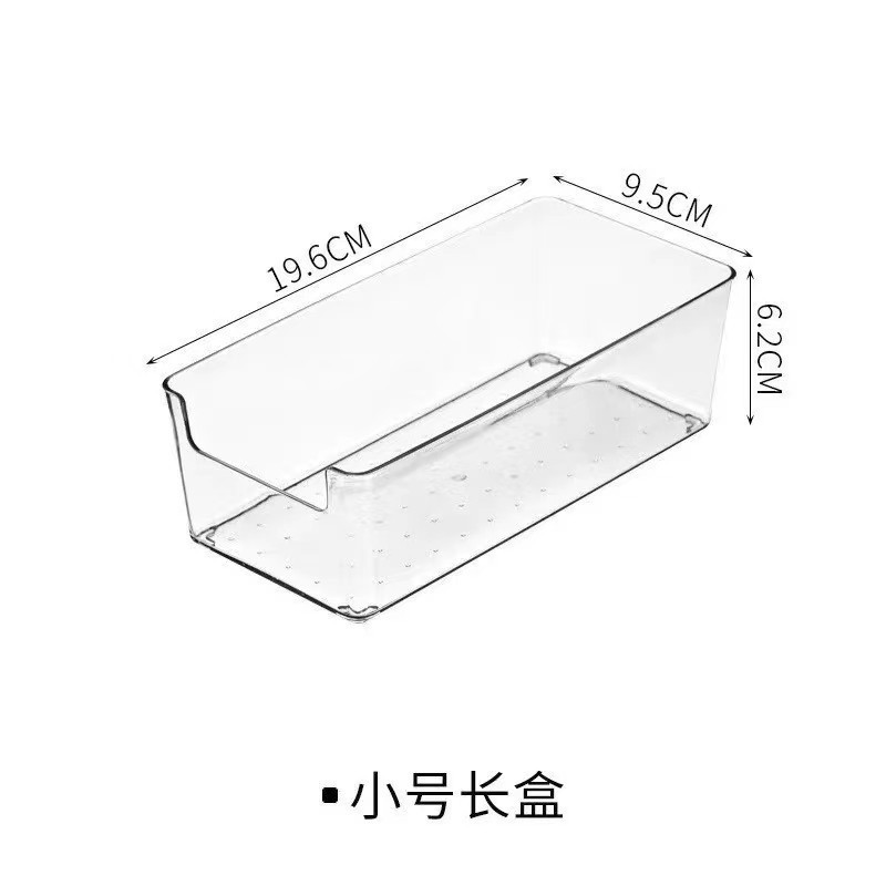 Transparent medium-sized rectangular