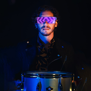 SUNJET New <strong>Product</strong> Custom Logo APP <strong>Control</strong> <strong>Programmable</strong> LED Magic Glasses Window-shades Party Glasses for bar KTV - Product Image 3
