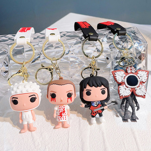 6 màu chất lượng cao Tv Series sẽ Mười Một PVC mini hình cao su Keychain - Product Image 1