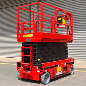 Boomstar 10m 12m semovente piattaforma di lavoro sopraelevata batteria azionamento idraulico ponteggio di sollevamento piattaforma - Product Image 5