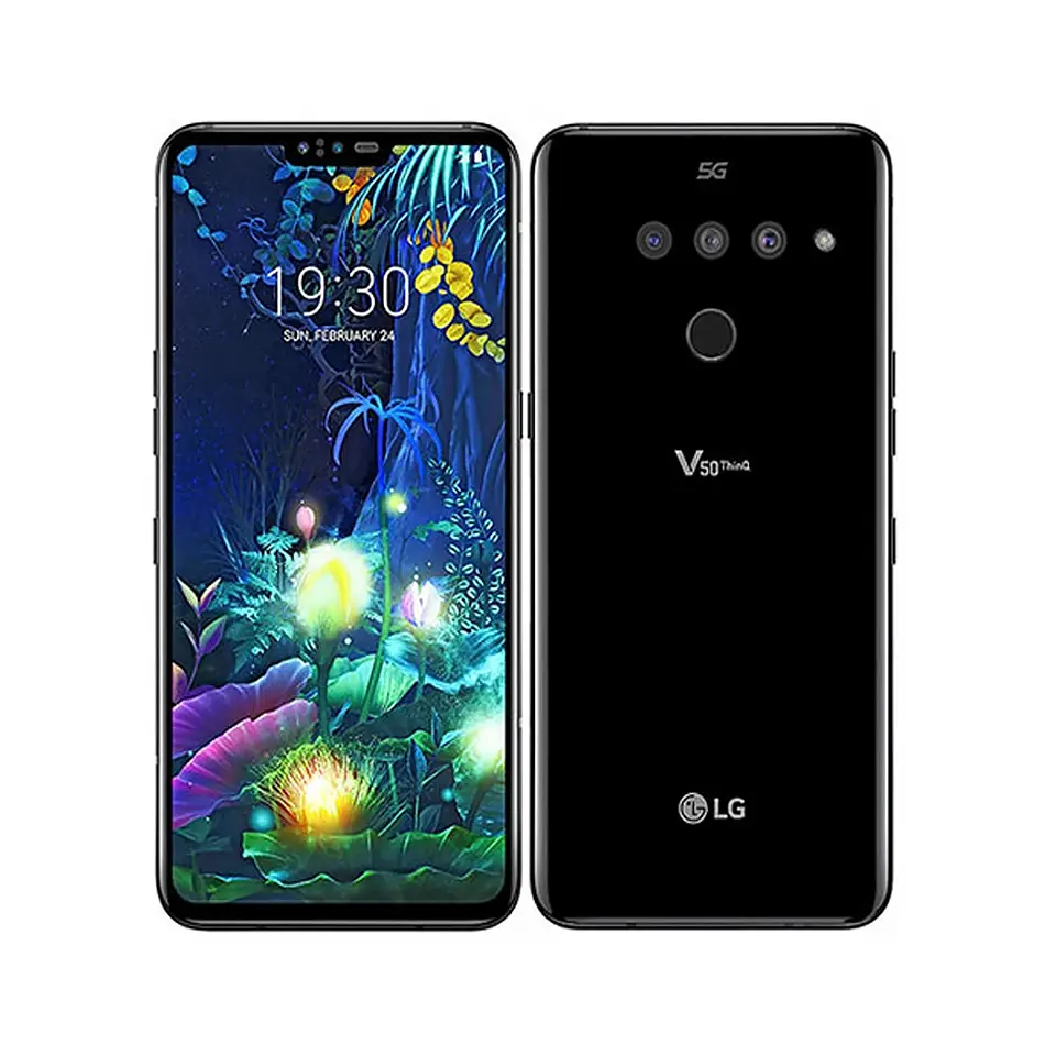 Gebrauchte Telefone 5g Smartphone für LG V50 ThinQ 6,4 Zoll RAM 6GB 128GB entsperrtes gebrauchtes Mobiltelefon Überholtes Mobiltelefon