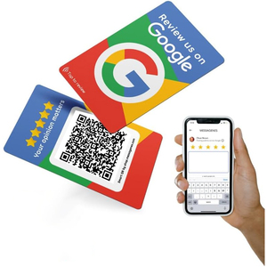 Google/ins/FB/TK kartvizitlerinde özelleştirme sosyal medya kartı incelemesi NFC iyi yorum kartları - Product Image 4