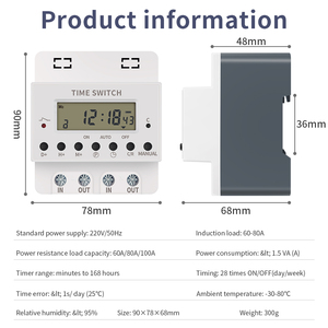 Nuovi arrivi interruttore a tempo 220V Timer Timer interruttore cronometro controller orario con interruttore automatico - Product Image 5