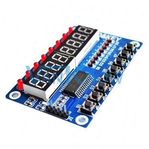 TM1638 8ビットデジタルLEDチューブ8プッシュボタン付きLEDディスプレイモジュール - Product Image 6