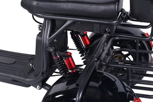 Vehículo eléctrico de rueda grande de 10 pulgadas de doble Polo, Harla explosivo con estante de almacenamiento trasero en maletero, tipo Sensor inteligente - Product Image 3