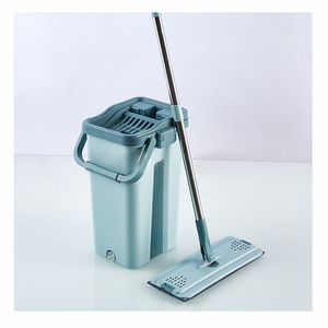 床掃除に使用されるフラットフロアクリーニングモップとバケットセット - Product Image 2