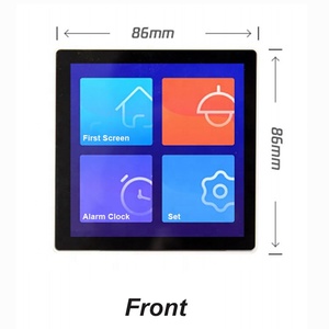 Display touch lcd capacitivo da 4 pollici 480*480 IPS 86*86mms mcu 86 con base del sensore di temperatura e umidità su ESP32-S3-WROVER - Product Image 1