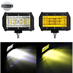 LKT 2020 yeni 4x4 aksesuarları 5 inç 84W LED iş lambası şeridi 3030 SMD Off road kamyon traktör far DRL sürüş sis işık - Product Image 5