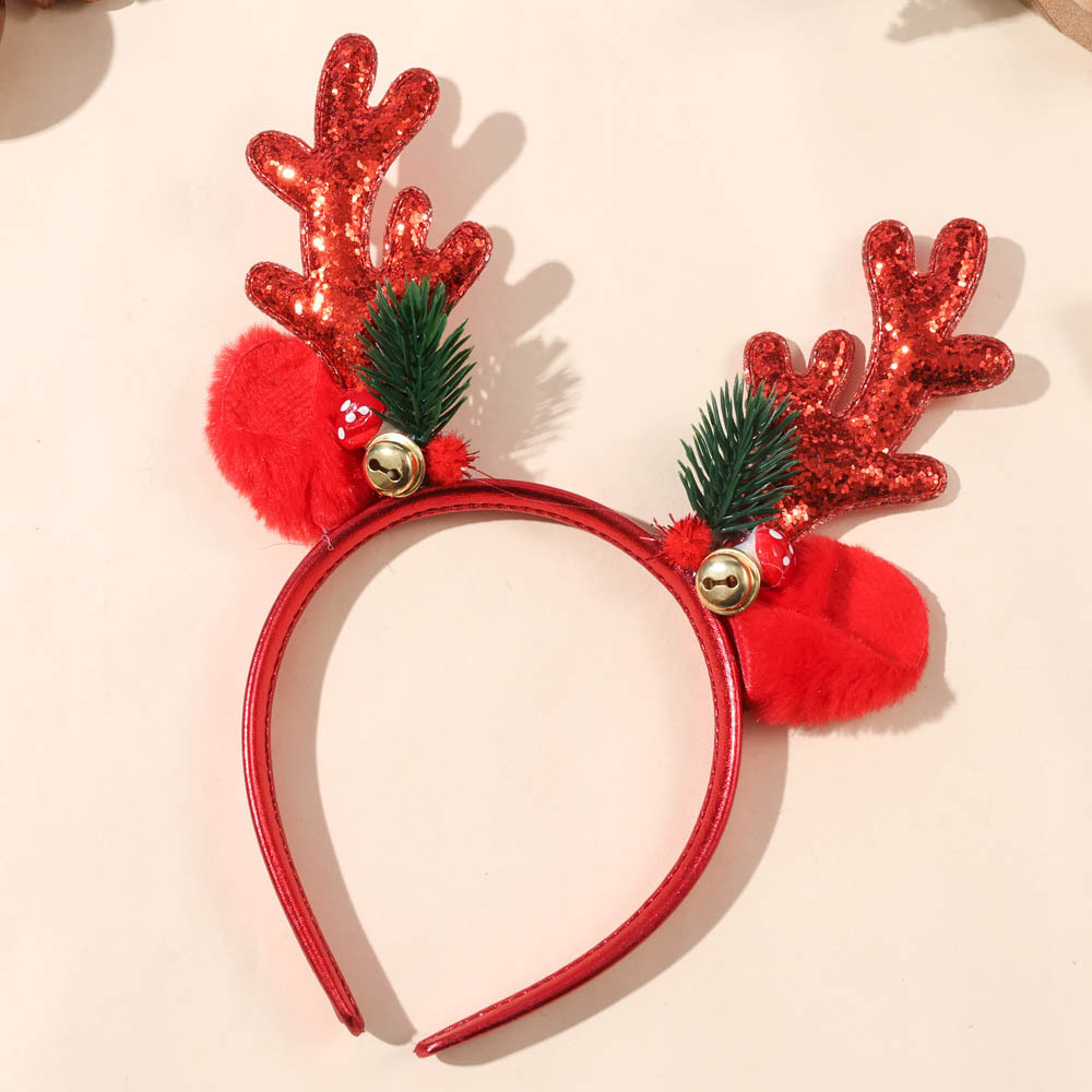 Red antler headband