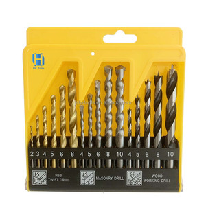 Juego de brocas combinadas multifunción de 16 piezas al por mayor en caja de plástico para perforación de mampostería de madera metálica - Product Image 2