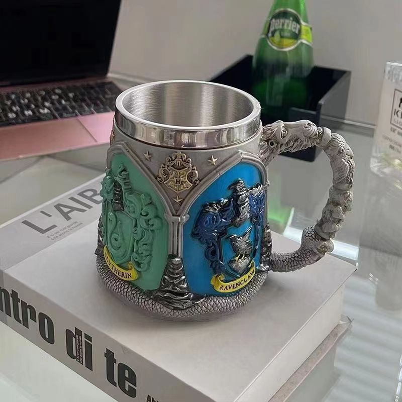 Harry potter house crest beer mug-blue 450 ml