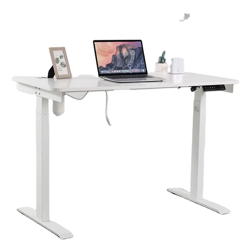 Muebles de oficina modernos Soporte de un solo motor Escritorio Stehpult Sit Office Stand Mesa ajustable