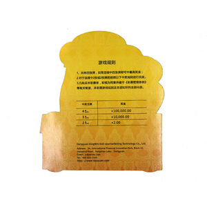 Manufacturers Pull Tab Print Matte Gloss Digital Printing Break Open One Window Pull Tabs Tickets - Product Image 3