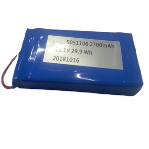 High Quality Factory Custom <strong>11.1v</strong> 2700mah With Protection 18650 <strong>Li</strong>-<strong>Ion</strong> Battery Packs for Solar Street Light Led Lamp - Product Image 1