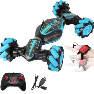 Stunt <strong>RC</strong> <strong>Car</strong> 360 Degrees Twisting Vehicle LED Light Off-Road Big Metal Toy Double <strong>Car</strong> Gesture Sensing Hobby <strong>Function</strong> Charger - Product Image 1