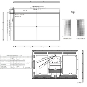 Panel de pantalla de visualización 1920*1080/3840*2160 resolución Módulo LCD de 32 pulgadas pantalla LCD OEM 200-2000 CD/m2 lvds/EDP Interfaz de señal - Product Image 5