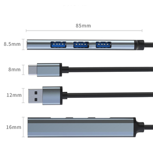 2 kafa 4 in 1 tip c Usbc Usb C/usb 3.0 Hub - Product Image 3