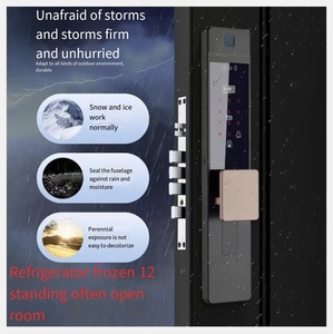Dito vena wi-fi Tuya Video citofono riconoscimento facciale macchina fotografica spioncino Smart Push and Pull blocco per porta in legno anteriore - Product Image 3