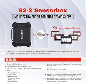 2025ローンチS2-2センサーボックス2チャンネルハンドヘルドセンサーシミュレーターとテスターサポートOBD2スキャナー車両マルチメーター - Product Image 2