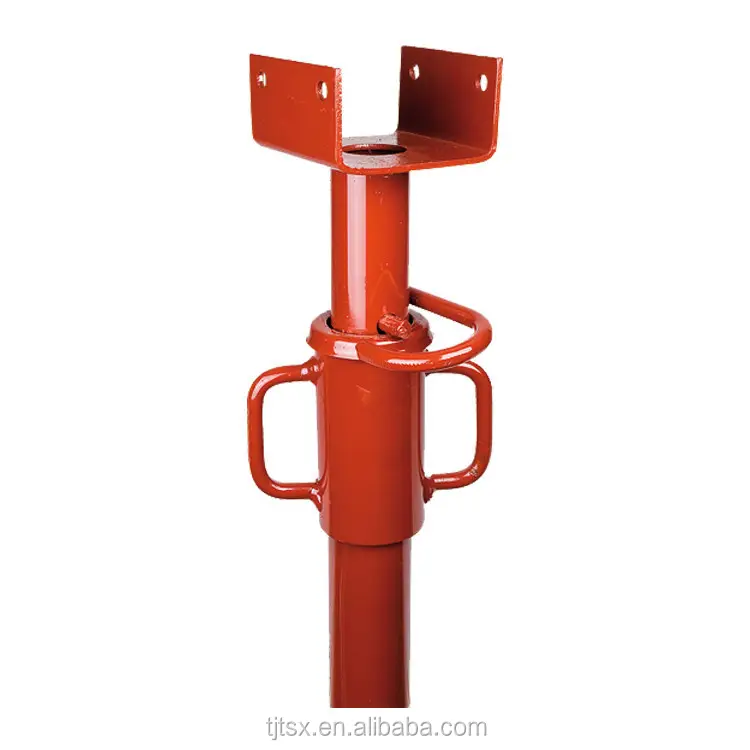 Zincato Ponteggio Pole Heavy Duty Post Shore Jack di Sostegno Mobile di Alluminio Ponteggi