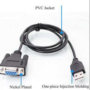 专业定制OEM 1m Usb至Rs232 DB9控制台电缆，适用于计算机Windows 11、10、8、7、Vista、XP、2000、Linux - Product Image 4