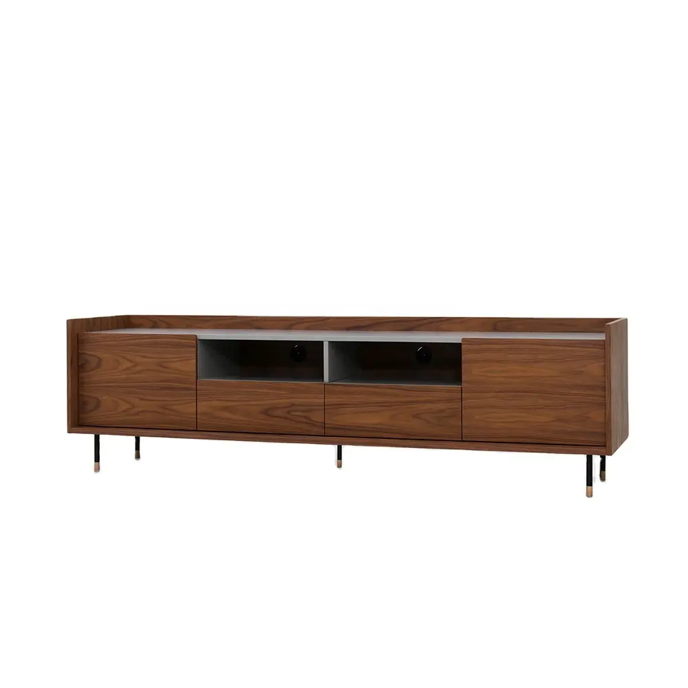 Atacado Antique Tv Cabinet Table OAK Storage Rack Console de madeira Home Office Móveis Sala Armários TV Stands Modern