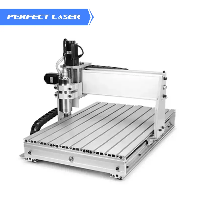 Perfecte Laser Hot Verkoop Kleine Cnc 3020 4060 6090 Mini Router 4 As Cnc Router Hout Metalen Router Machine