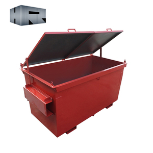 Kapak metal ekipman konteyner atık yönetimi veya katı atık geri dönüşüm ile yüksek kaliteli ön yük kutusu - Product Image 4