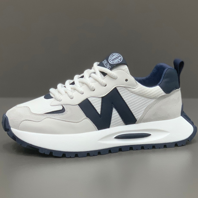 White and blue
