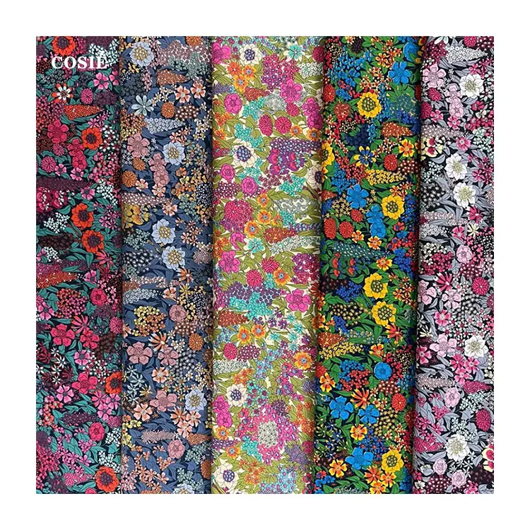 Nouveau London Lawn Liberty Tana 100% coton haute qualité Direct usine motifs floraux pour coudre des vêtements robe