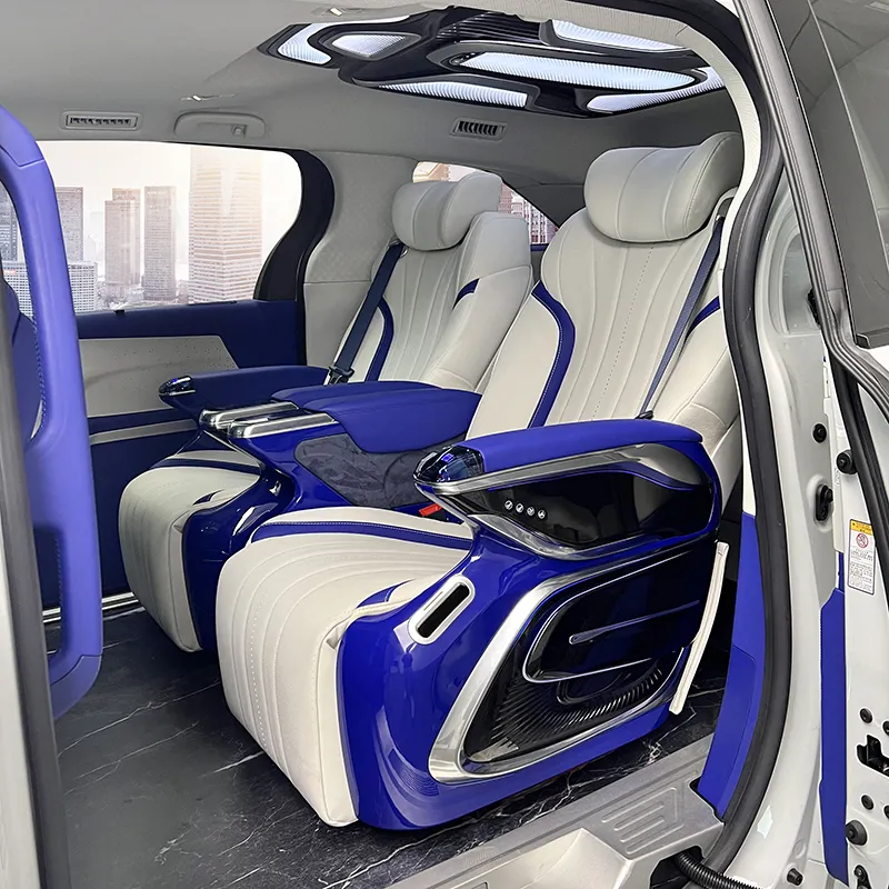 Elektrische Vip Luxe Auto Lederen Stoel Voorste Rij Passagiersstoelen Vip Bestelwagen Bestuurdersstoel Voor Hyundai Starex