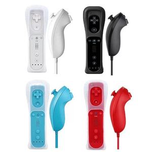 Wii คอนโซลเกมไร้สายมัลติฟังก์ชั่น, มือจับโค้งซ้ายขวา Gamepad การเชื่อมต่อพีซีพวงมาลัยเกมแบบสั่น - Product Image 2
