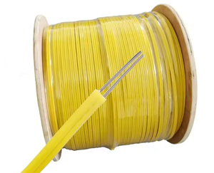 Doğrudan gömme uygulama için Tracer yeraltı 14AWG katı CCS HDPE <span class=keywords><strong>TFFN</strong></span> sarı turuncu kablo ve tel bakır kaplı çelik