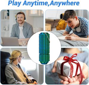 Đồ chơi giảm stress Jinccai Button ClickSpinners thiết kế 3 trong 1, đồ chơi gai nhọn giảm đau, đồ chơi nhỏ xíu gây đau, dành cho người lớn, móc khóa, unisex - Product Image 6