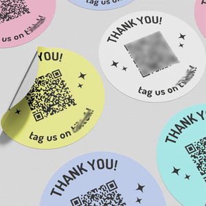 Einzigartiges holo grafisches 3D-QR-Code-Etikettenaufkleber PET-Materials icherheit EAS RF-Barcode-Etikett Einzigartiges Design für Werbezwecke - Product Image 2