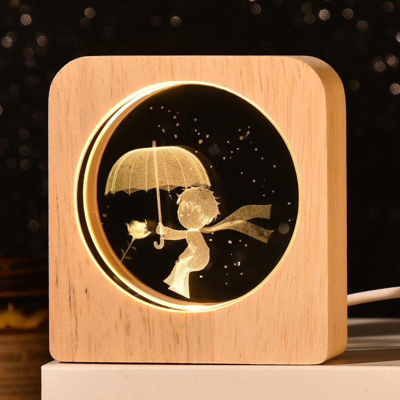 ร่มบิ๊กเบน เจ้าชายน้อย (แสงวอร์มไลท์) สาย usb