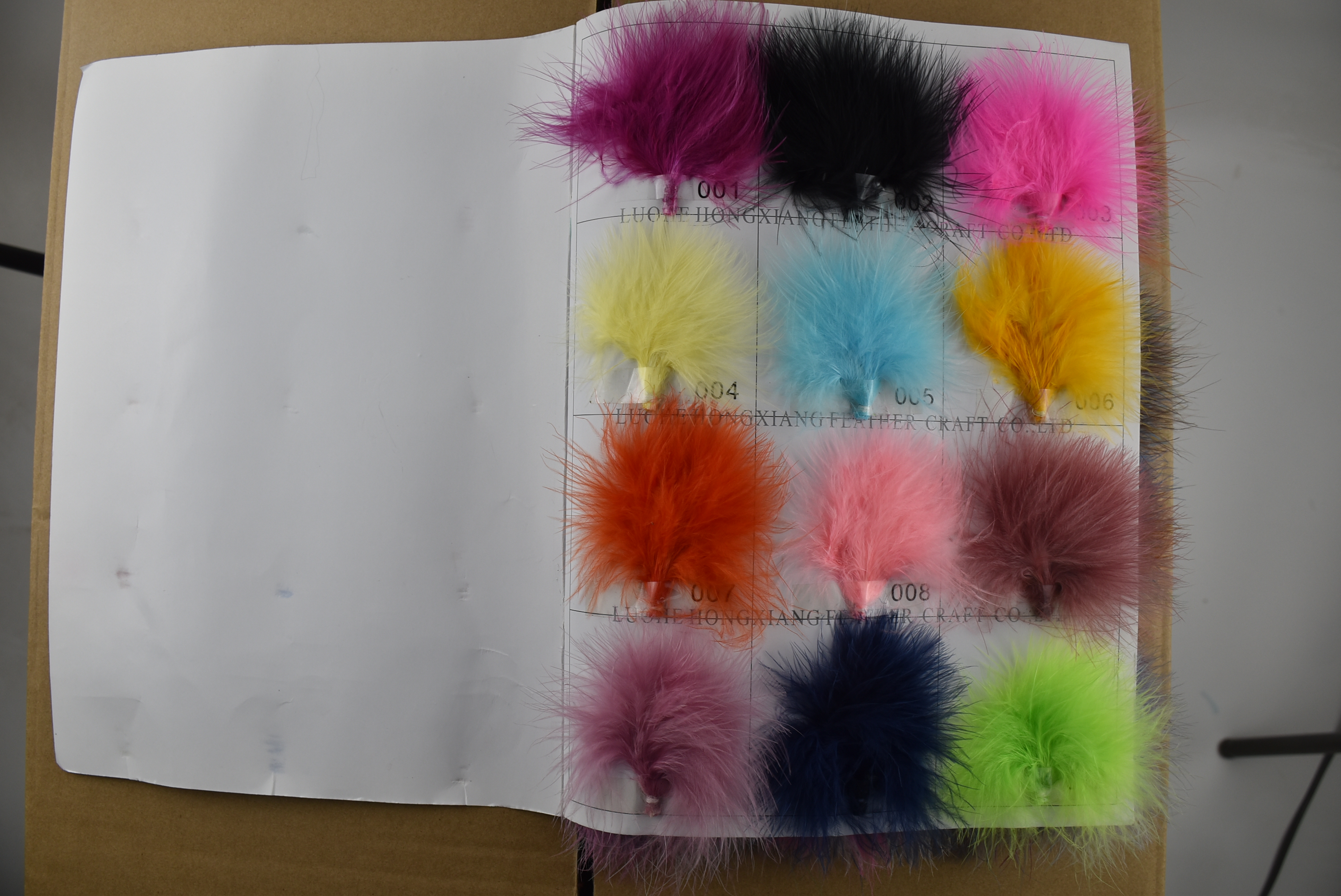Carte de couleurs 1