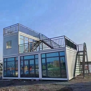 บ้านคอนเทนเนอร์และบ้านสําเร็จรูปที่ทันสมัยบ้านวิลล่าพร้อมโครงสร้างเหล็กเชื่อม - Product Image 5