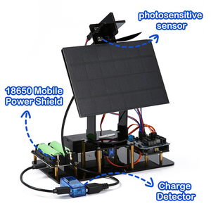 Kit di tracciamento solare Robotlinking a doppio asse giocattolo educativo fai da te sistema di localizzazione solare per Arduino - Product Image 3