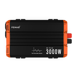 Fchao 3000瓦太阳能发电机纯正弦波交流逆变器，24v 48v输入DC至220v交流输出，用于空调