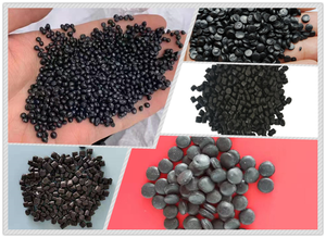 HDPE PE 100黑色颗粒高密度聚乙烯HDPE原料PE100 - Product Image 3
